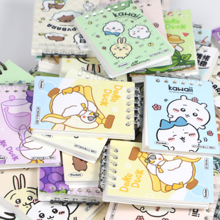 枥木一品A7迷你活页口袋本便携随身记事小笔记本可拆卸线圈本80页