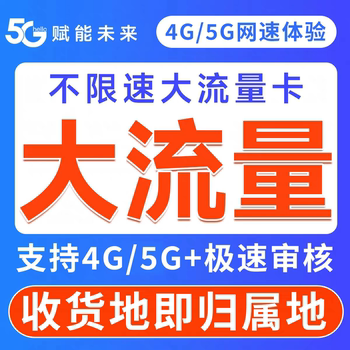 流量卡电话卡纯流量全国通用不限速手机卡限时福利专享大流量