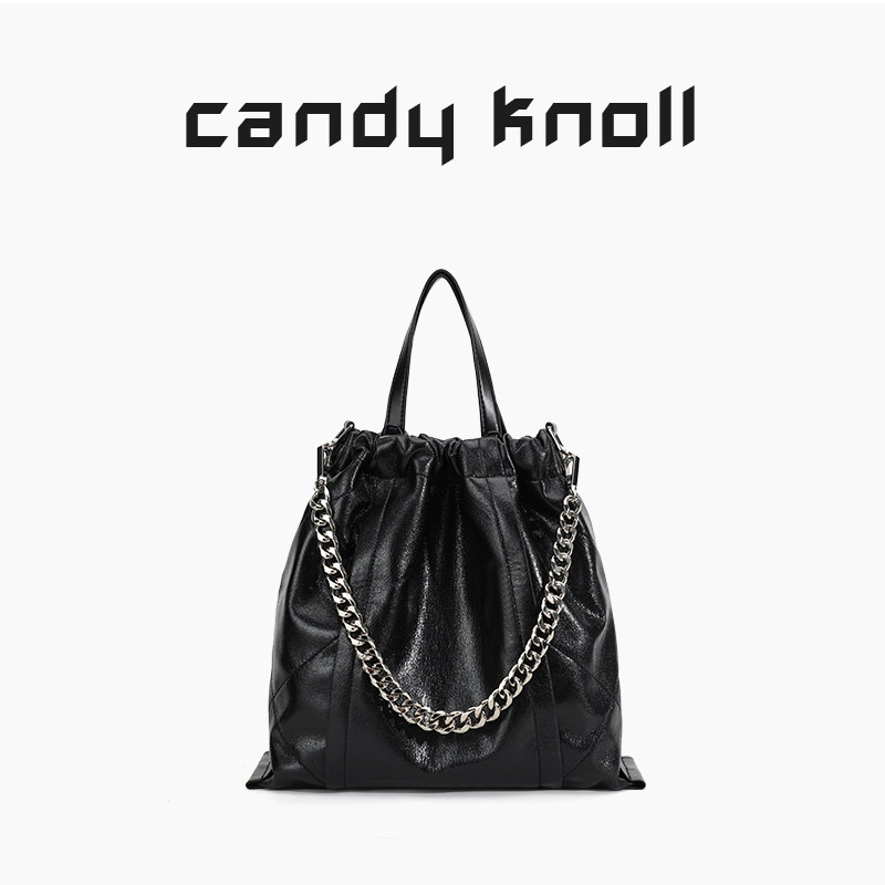 软皮垃圾袋包包大容量流浪包托特包2026新款大包单肩软包女通勤包