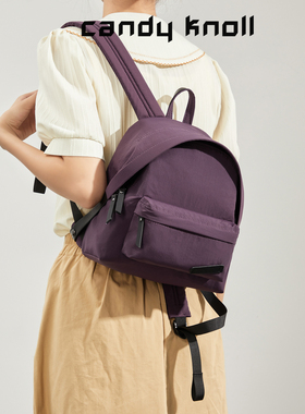 通勤女包2025新款轻便大容量包包简约小型双肩轻便包女尼龙双肩包