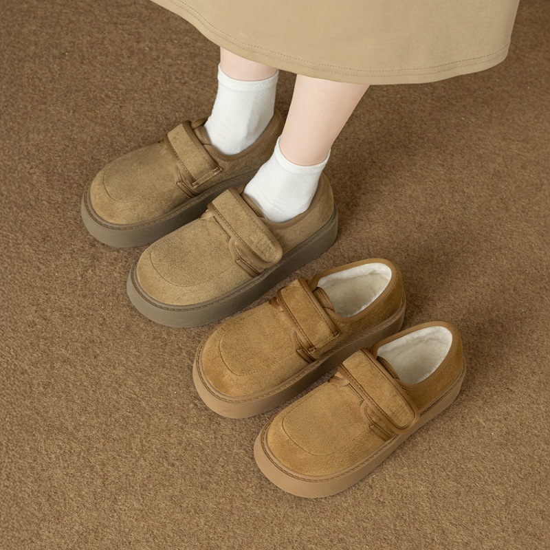 雪地靴女鞋冬季新款加绒保暖棉鞋ZHR勃肯鞋