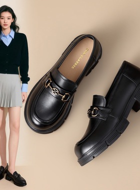 ZHE则则头层牛皮优雅妈妈单鞋女2025新款轻便百搭通勤气质小皮鞋