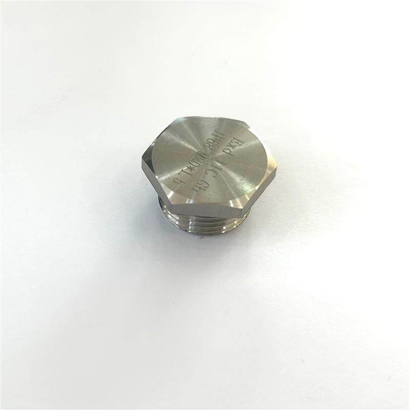 现货304不锈钢堵头闷盖G1K/2 M20*1.5