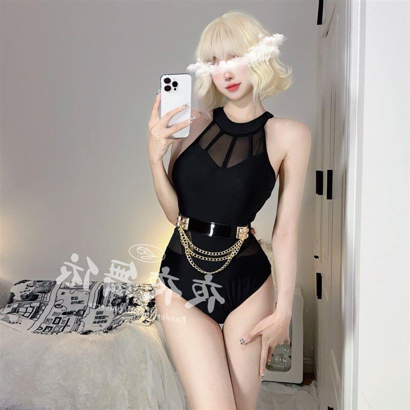 速发新款酒吧歌手DJDS演出服舞台O夜店领舞服爵士舞性感链条连体