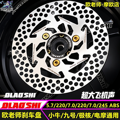 欧老师适用小牛九号改装刹车盘