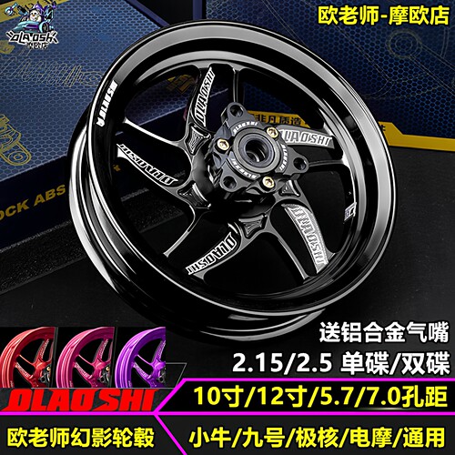 欧老师适用小牛九号改装前轮毂