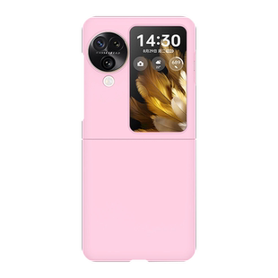 适用oppofindn3flip手机壳新款超薄PC壳OPPOfindn2flip折叠屏保护套全包防摔FindN3Flip肤感壳情侣N2外壳小众