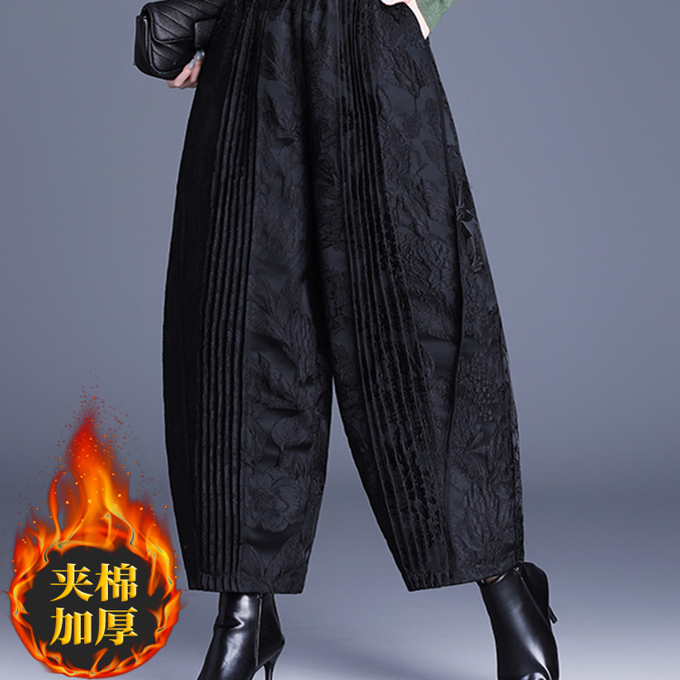 棉裤时尚2025年冬季新款