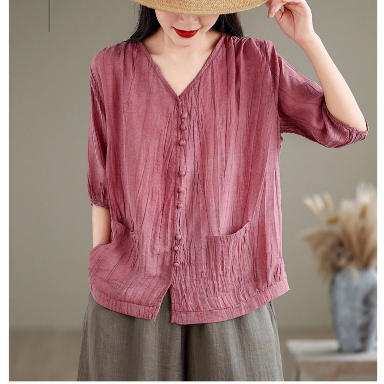 淑女衬衫时尚2025年夏季新款