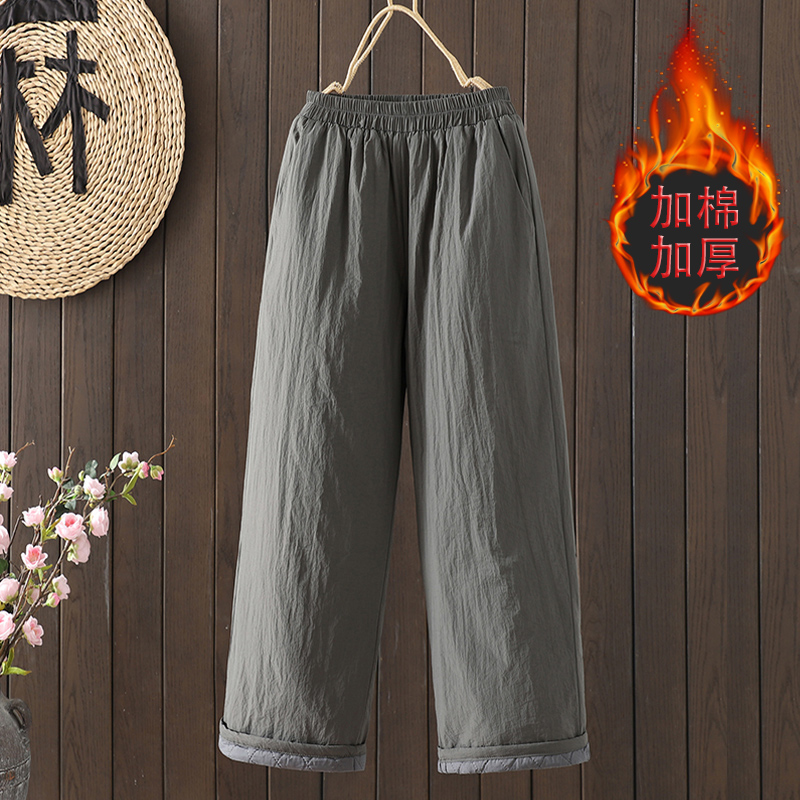 棉裤时尚2025年冬季新款