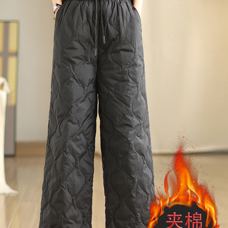 外穿2025新款女士裤子直筒阔腿女