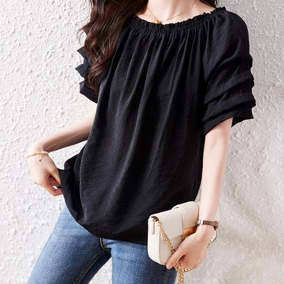 设计感独特别致小衫2025春夏季