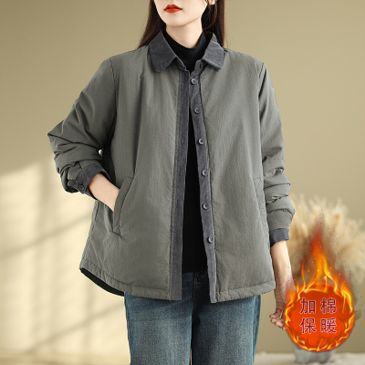 简约棉衣时尚2025年冬季新款