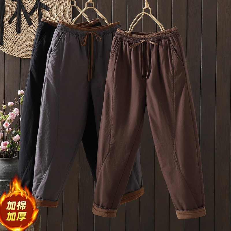 棉裤时尚2025年冬季新款