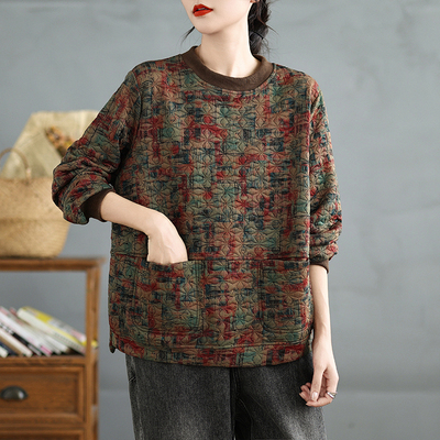 复古卫衣时尚2025年秋季新款