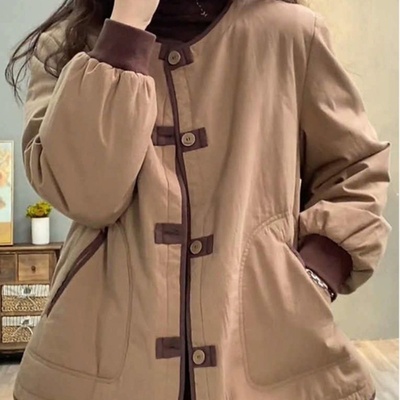 晋江轻薄短款棉服外套女冬季2025