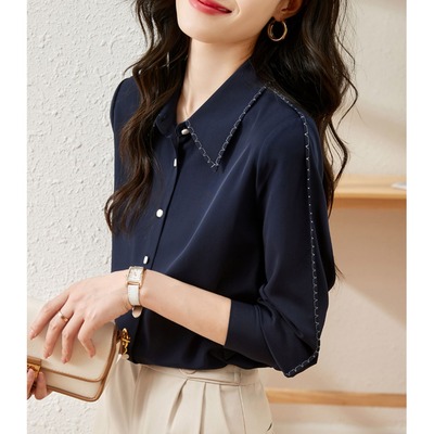 淑女衬衫时尚2025年冬季新款