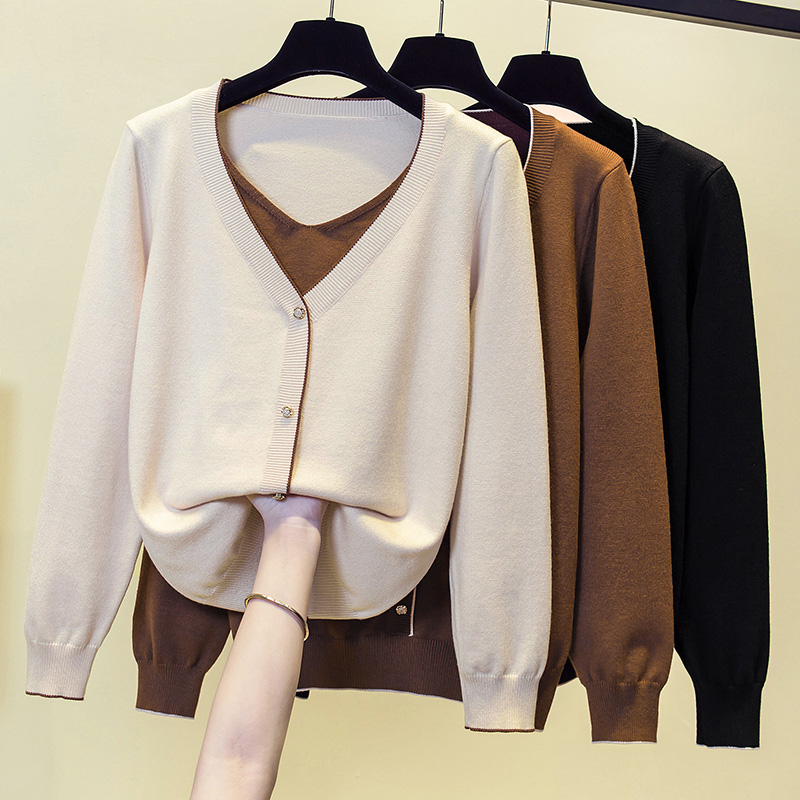 针织衫女2025新秋冬内搭打底毛衣