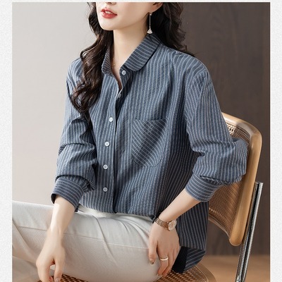 休闲风衬衫时尚2025年秋季新款