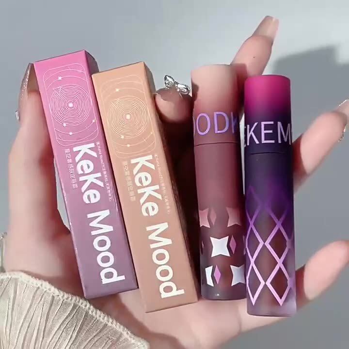 KeKeMood星空唇粉霜丝绒雾面哑光哑光小众口红鸽血红不沾杯唇釉女,彩妆/香水/美妆工具,唇彩/唇蜜/唇釉/唇泥/唇霜,淘宝优惠券,粉丝福利购,淘宝优惠卷