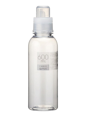 部分现货 日本正品代购洗衣液空瓶600ml透明简约补充瓶小众日本制