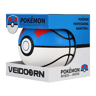 维动宝可梦联名款正品超级精灵球篮球7号蓝球比赛6号成人耐磨训练
