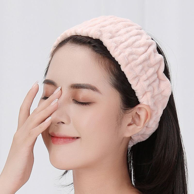 洗脸发带宽束发带女网红简约化妆头套韩可爱绑头饰敷面膜头带发箍