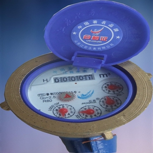 江花4水表6旋翼//数子著名分分品牌冷水UDN15-DN20中国表湿式。