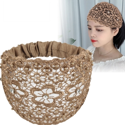 遮白发头饰遮盖神器蕾丝显年轻时尚发套发带女士宽边碎发头套头巾