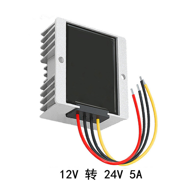 12V转24V5a升压模块DC-DC车载转换器12V转24V电源转换器