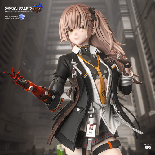 GK白模 少女前线 莱娅   1/6 1/7 手办白膜 高精度光固化GK系列