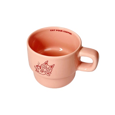 【四只猫置信】潮流新宠 奶黄色小奶杯小巧便携硅胶隔热