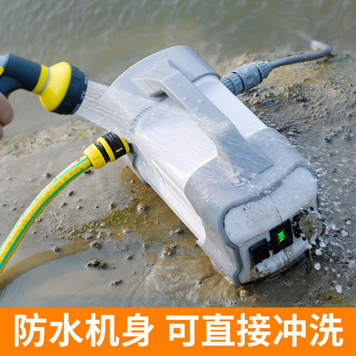 浇菜充电抽水泵家用小型自动浇花神器户外农用田园灌溉锂电抽水机