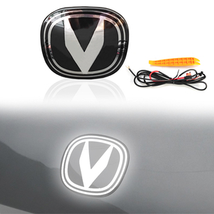 适用于22-25款长安UNIV专用车标灯改装LED日间行车灯呼吸发光标灯