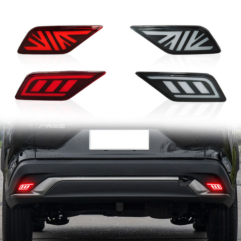 适用于22-25款丰田锋兰达后杠灯改装流光转向后雾灯LED刹车警示灯