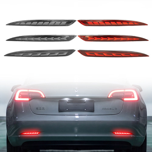 19-22款特斯拉Model3改装后杠灯