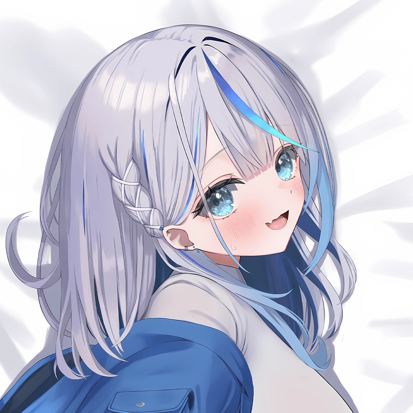 C107あられHololive虚拟主播雨海ルカ璐卡动漫二次元周边等身抱枕