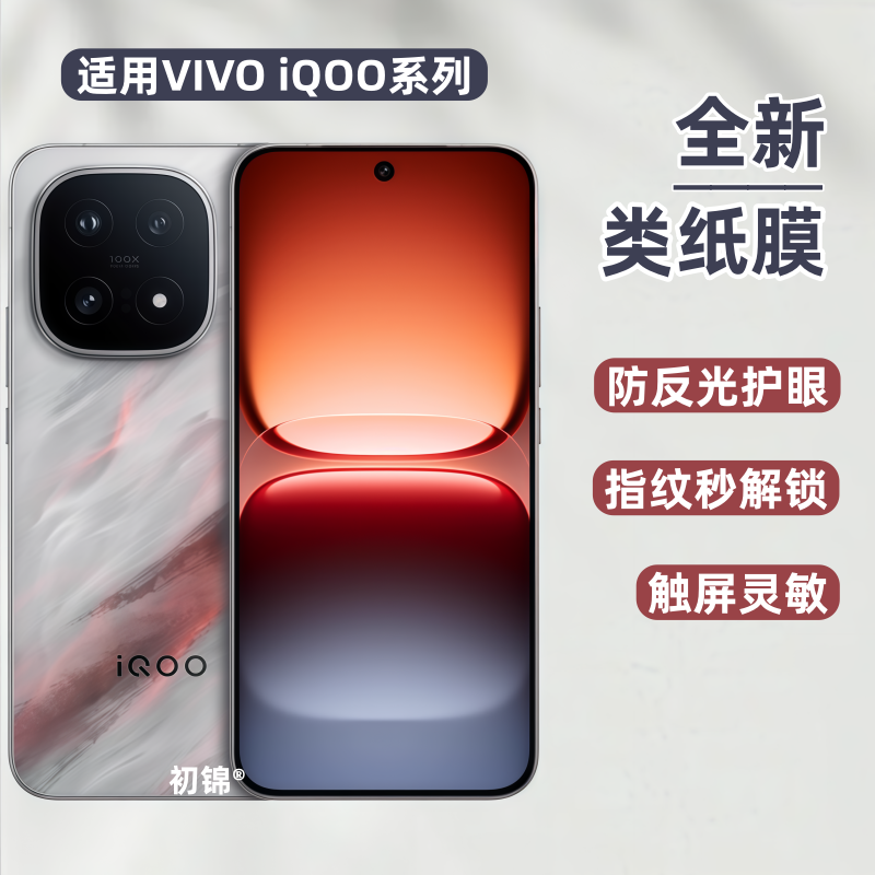 适用vivo iqoo15/13/12pro高清类纸膜Z11x/10turbo+水凝膜Neo11/8磨砂iQOO10/9防反光防蓝光护眼8Pro手机软膜