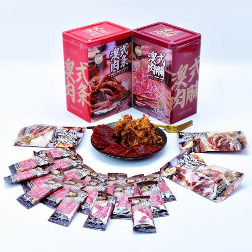 金语肉脯肉条肉干下酒菜小吃零食