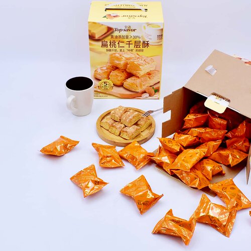 商超同款扁桃仁松塔点心休闲零食