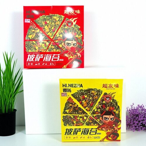 超友味60g哪吒联名原味披萨海苔