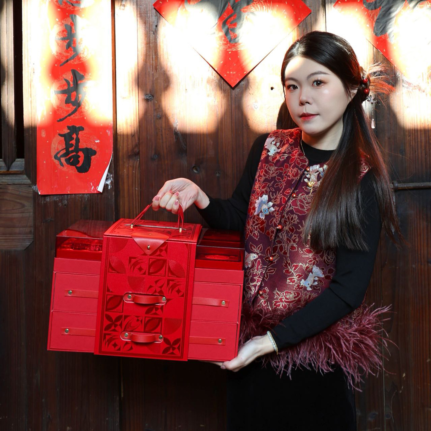 2026年货大礼包春节年货礼盒高档年会团购伴手礼品整箱B恭贺新禧,零食/坚果/特产,坚果礼盒,淘宝优惠券,粉丝福利购,淘宝优惠卷