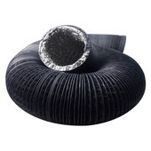 风机排气扇伸缩软管通风换气管加厚PVC双面铝箔风管100 200mm4寸1