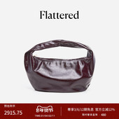 Flattered Alva女士牛皮月牙单肩腋下包大容量饺子包手提hobo包