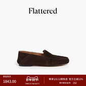 Bon Bon牛麂皮老钱豆豆鞋 一脚蹬乐福鞋 Flattered 通勤平底单鞋 女