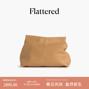 Flattered Clay女士小牛皮云朵包北欧老钱风大容量通勤手拿包新品