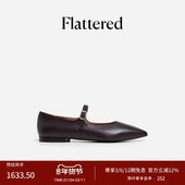 Camila女士羊皮尖头平底玛丽珍鞋 通勤单鞋 皮鞋 Flattered 2026新款