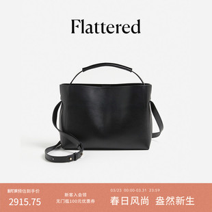 Flattered Grande手工牛皮高档通勤手提包大容量单肩斜挎包 Hedda