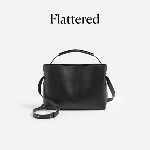 Flattered手工小牛皮手提小方包