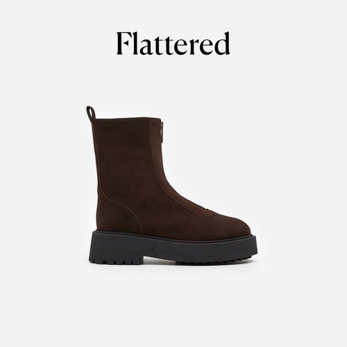FlatteredAlma粗跟马丁靴